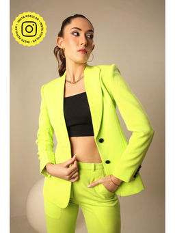 VOLCAPE - Green Anne Blazer & Pant (Set of 2)