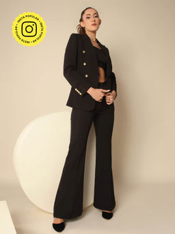 VOLCAPE - Black Blair Blazer & Pant (Set of 2)