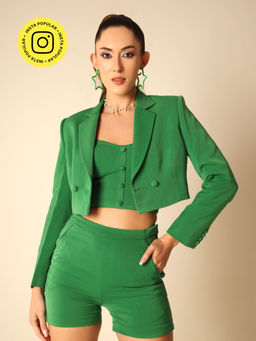 VOLCAPE - Green Caroline Blazer