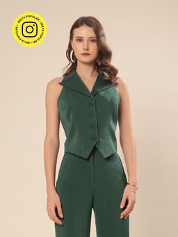 VOLCAPE - Green Dulcie Waistcoat