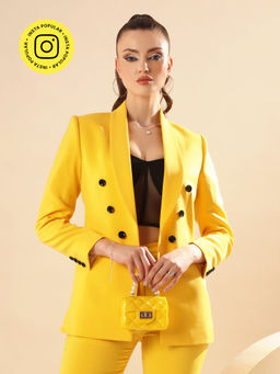 VOLCAPE - Yellow Hope Blazer