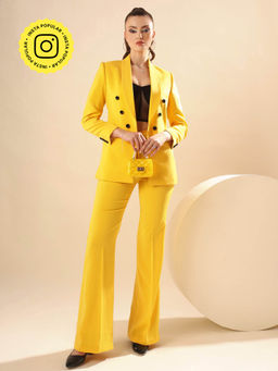 VOLCAPE - Yellow Hope Blazer & Pant (Set of 2)