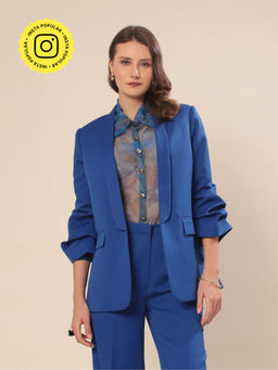 VOLCAPE - Blue Leona Blazer