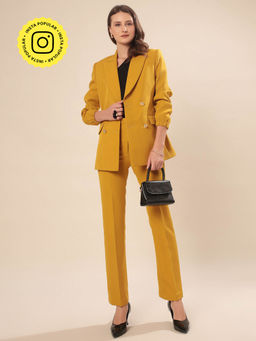 VOLCAPE - Mustard Morgan Blazer & Pant (Set of 2)