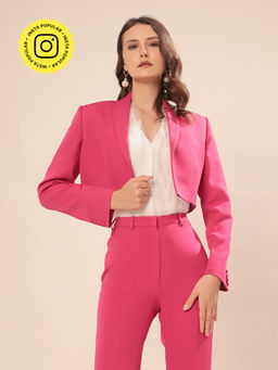 VOLCAPE - Pink Reina Blazer