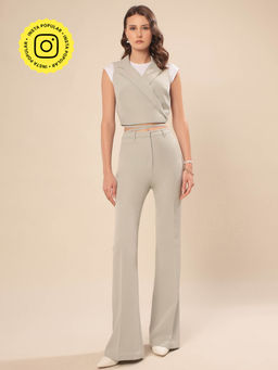 VOLCAPE - Grey Saskia Blazer & Pant (set of 2)