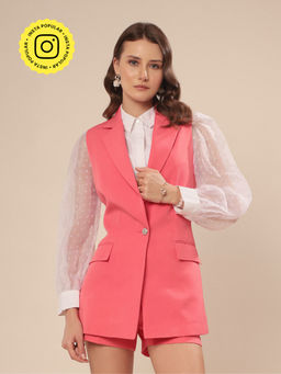 VOLCAPE - Coral Shea Blazer