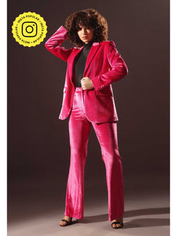 VOLCAPE - Pink Miranda Blazer & Pant (Set of 2)