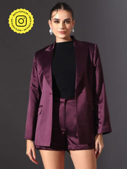 VOLCAPE - Aria Satin Blazer