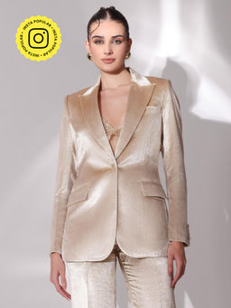 VOLCAPE - Lydia Velvet Blazer