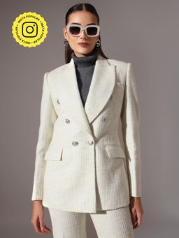 VOLCAPE - Nova White Blazer