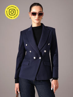 VOLCAPE - Ellie Navy Blue Blazer