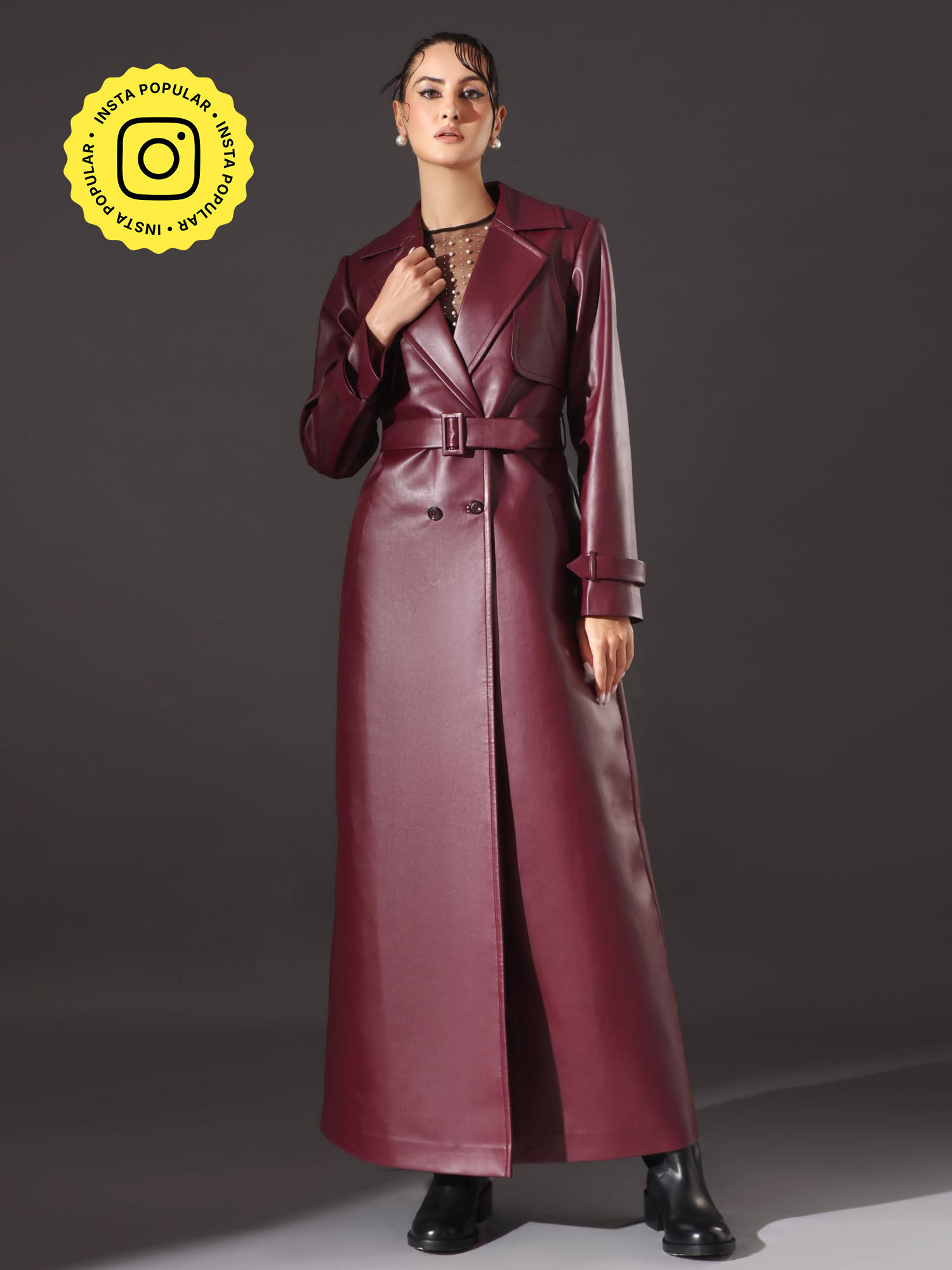 volcape Gabriella Long Wintercoat with Belt (Set of 2)-picture-37