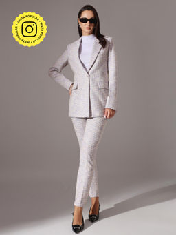 VOLCAPE - Lauren Grey Blazer with Pant (Set of 2)