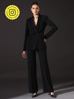 VOLCAPE - Chicago Black Co-Ord (Set of 2)