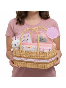 Little Hip Boutique - Welcome Baby Girl - Keepsake Hamper- Peach