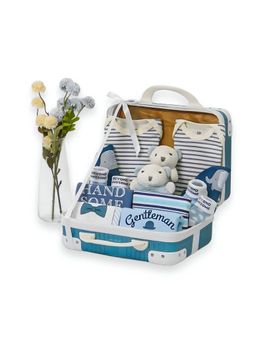 Little Hip Boutique - Two Little Gentlemen - Twin Boys Gift Hamper- Blue