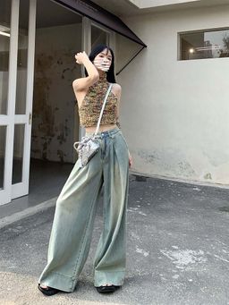 SYKON - Fit, Flowy Wide-Leg Jeans for Women