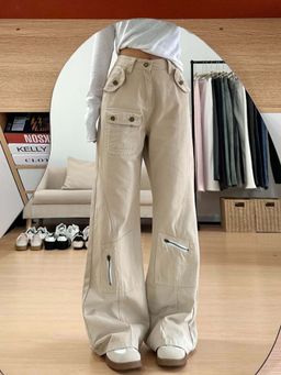 SYKON - Retro Street Workwear Bootcut Jeans