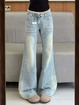 SYKON - Non-Leg-Fitting Micro-Flared Jeans for Women
