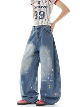 SYKON - Low Waist Loose Wide Leg Scimitar Pants