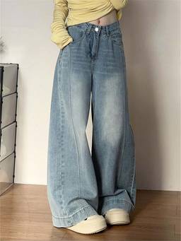 SYKON - Waisted Slimming Straight-Leg Floor-Length Pants