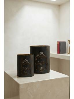 The Home Co - Buddha Cut Candle Stand (Pack of 2)