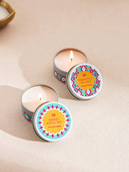 Chumbak - Lit Evenings Mini Candle Tins Set