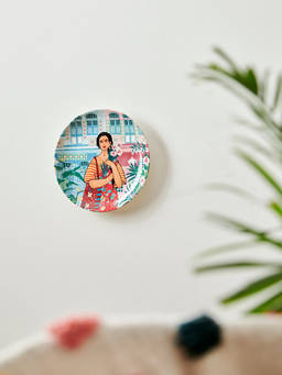 Chumbak - Singapore Inspired Katong Flower shop Wall Plate