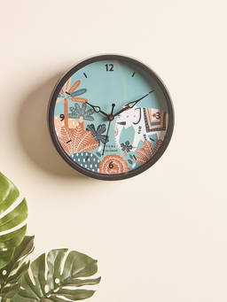 Teal by CHUMBAK - Ele Garden Table And Wall Clock