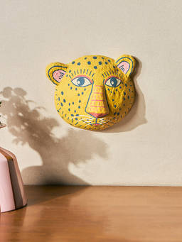 Chumbak - Leopard Mask Paper Mache Wall Décor