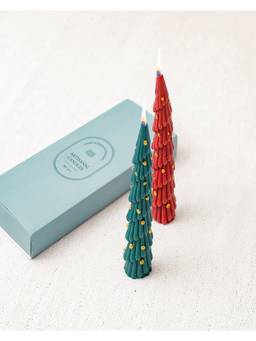 Chumbak - Holiday Glow Taper Candles (Pack of 2)