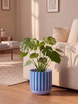 Chumbak - Blue Grove Metal Planter