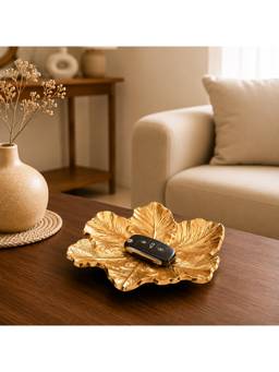 Voncasa - Aluminium Golden Colour Dish & Platter