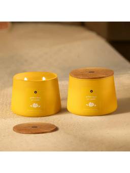 Ellementry - Magnolia Petal Golden Hour Jar Candle (Pack of 2)