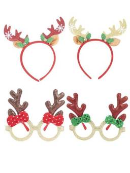 Voncasa - Nylon Multicolour Christmas Decoration (Pack of 4)