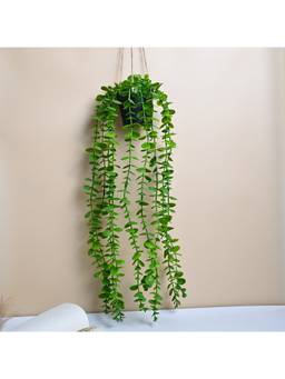 Voncasa - Plastic Green Artificial Hanging Plant