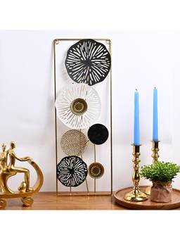 Voncasa - Iron Golden Colour Wall Plaque