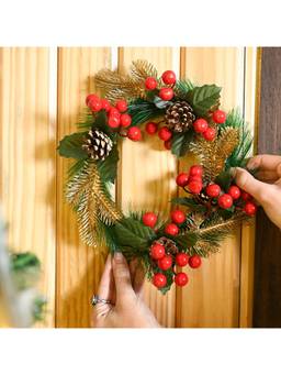 Voncasa - Plastic Christmas Wreath