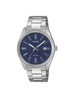Casio - Men Enticer Blue Dial Round Analog Watch - MTP-1302DA-2A1VDF (M)