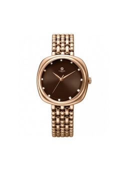 Carlton London - Women Celeste Brown Analog Watch - CLW-CT-33 (M)