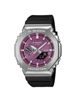 Casio - Men G-Shock Red Dial Octagon Analog & Digital Watch - GBM-2100A-4BDR (M)