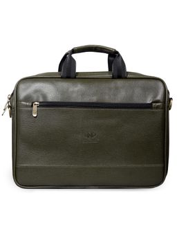 The Clownfish - Solid Green Messenger Bag with Detachable Strap