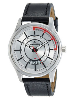Daniel Klein - Silver Round Analog Watch For Men - DK11660 - 1
