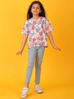 ANTHRILO - Unicorn Tie Dye T-Shirt with Leggings (Set of 2)