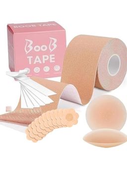BRACHY - Push-Up Breast Tape for Women - Lift and Shape Boob Tape Bra (Beige)