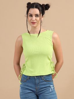 SILISOUL - Women'S Lime Green Sleeveless Top