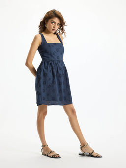 Virgio - Mira Cotton Schiffli Dress