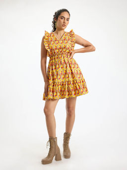 Virgio - Erum Light Cotton Frill Dress with Pockets