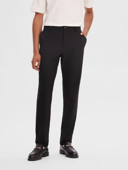 SELECTED HOMME - Men Flex Slim Fit Black Pant